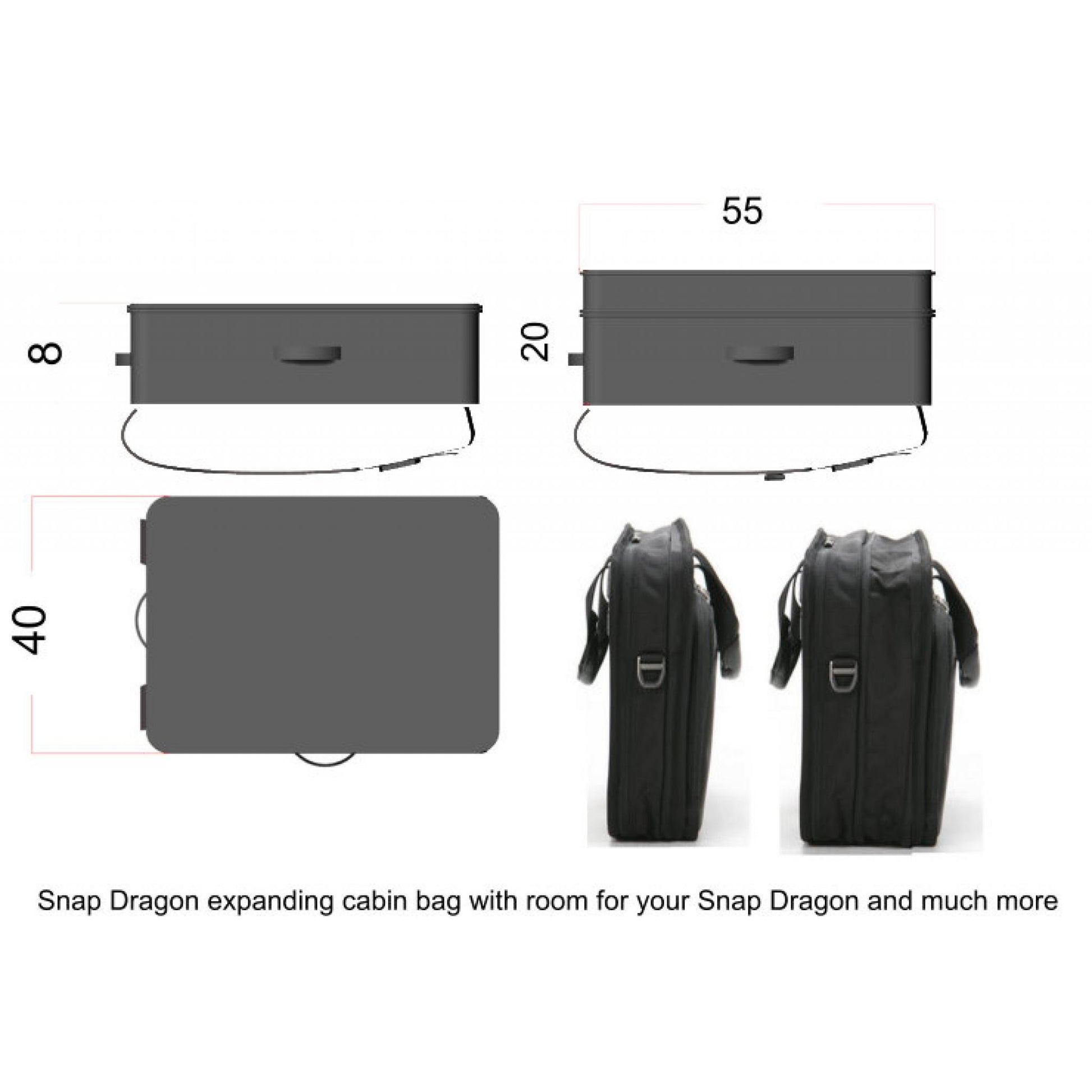 Snap Dragon ECB Expanding Cabin Bag