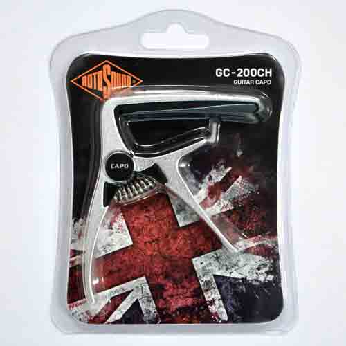 GC-200-CH Rotosound Guitar capo silver