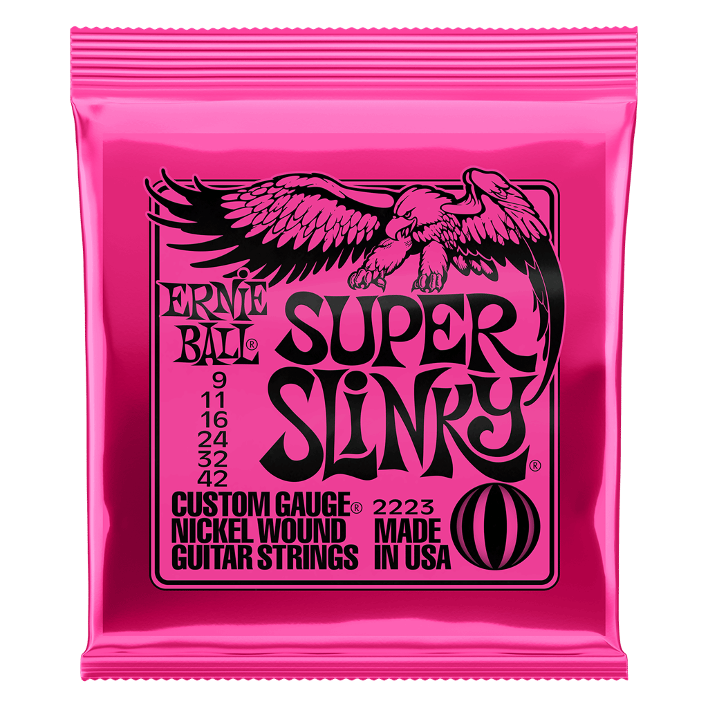 Ernie Ball Super Slinky Electric String Set, 9-42