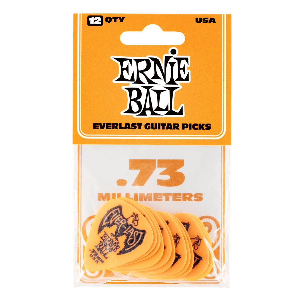 Ernie Ball Everlast 0.73mm Orange, 12 Pack