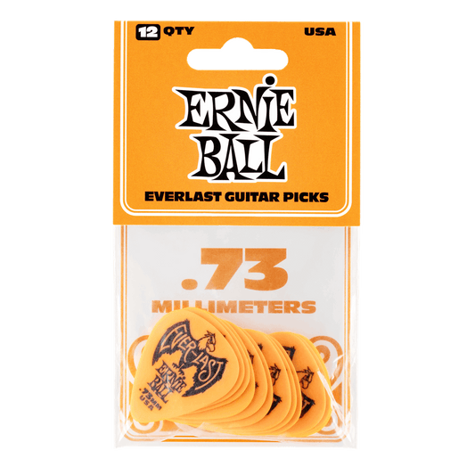 Ernie Ball Everlast 0.73mm Orange, 12 Pack