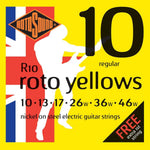 Rotosound Roto Yellows Electric string set, nickel wound, 10-46