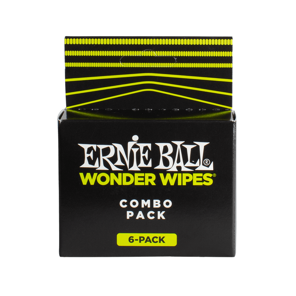 Ernie Ball Wonder Wipes Combo 6-Pack
